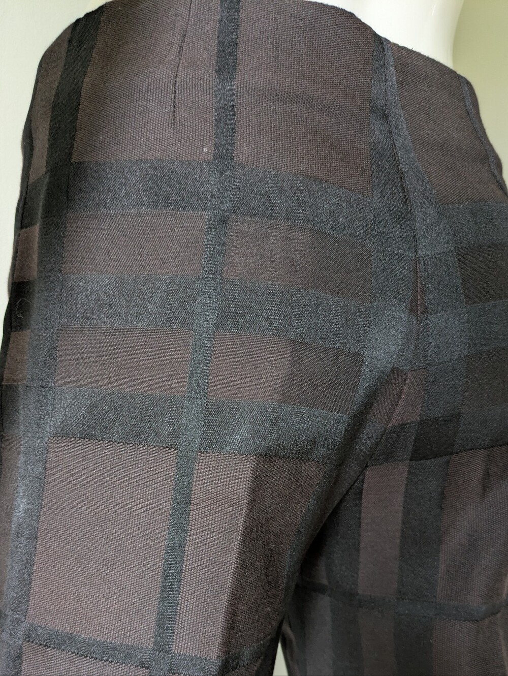 Vintage Burberry London Overdyed Plaid Trousers/Pants - Made In Italy - Sz 4 - Picture 10 of 17